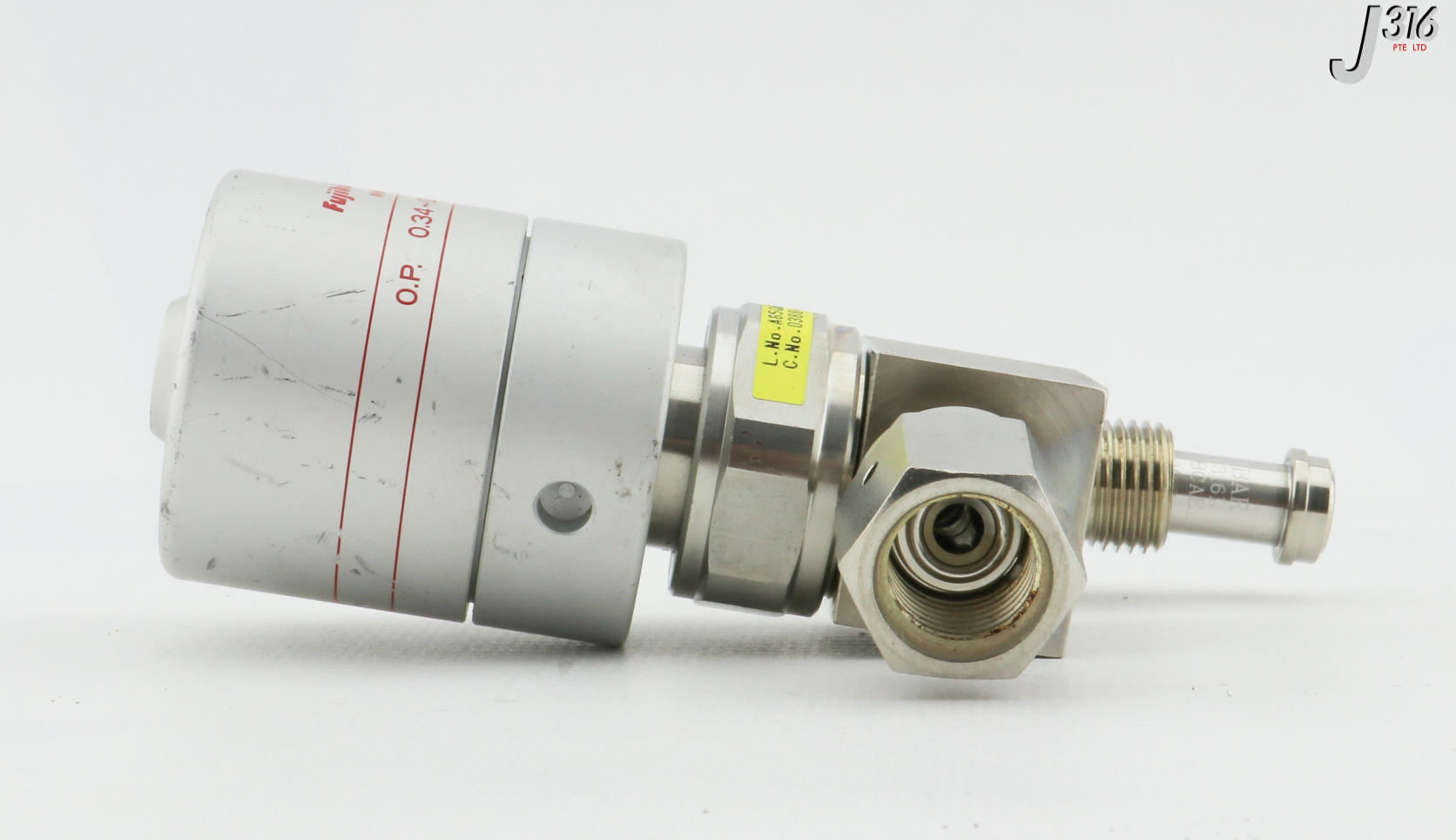 pー 32684 FUJIKIN VALVE ASSY, TYPE N.C. O.P. 0.34~0.49MPA 038842 | eBay